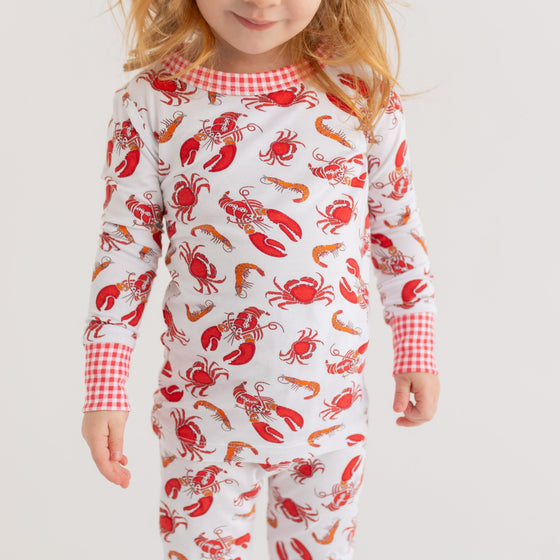 Feeling Snappy? Infant/Toddler Long Pajamas - Magnolia BabyLong Pajamas