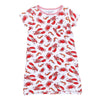 Feeling Snappy? Red Girl's Toddler Short Sleeve Nightdress - Magnolia BabyNightdress