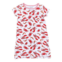  Feeling Snappy? Red Girl's Toddler Short Sleeve Nightdress - Magnolia BabyNightdress