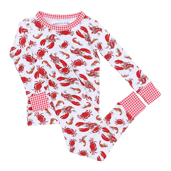 Feeling Snappy? Red Long Pajamas - Magnolia BabyLong Pajamas
