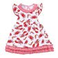 Feeling Snappy? Red Print Flutters Toddler Dress - Magnolia BabyDress