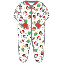  Festive Cupcakes Zipper Footie - Magnolia BabyFootie