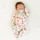 Festive Treats Zip Footie - Magnolia BabyFootie