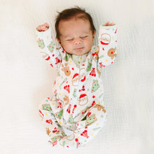  Festive Treats Zip Footie - Magnolia BabyFootie