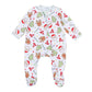 Festive Treats Zip Footie - Magnolia BabyFootie