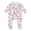 Festive Treats Zip Footie - Magnolia BabyFootie