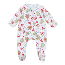  Festive Treats Zip Footie - Magnolia BabyFootie