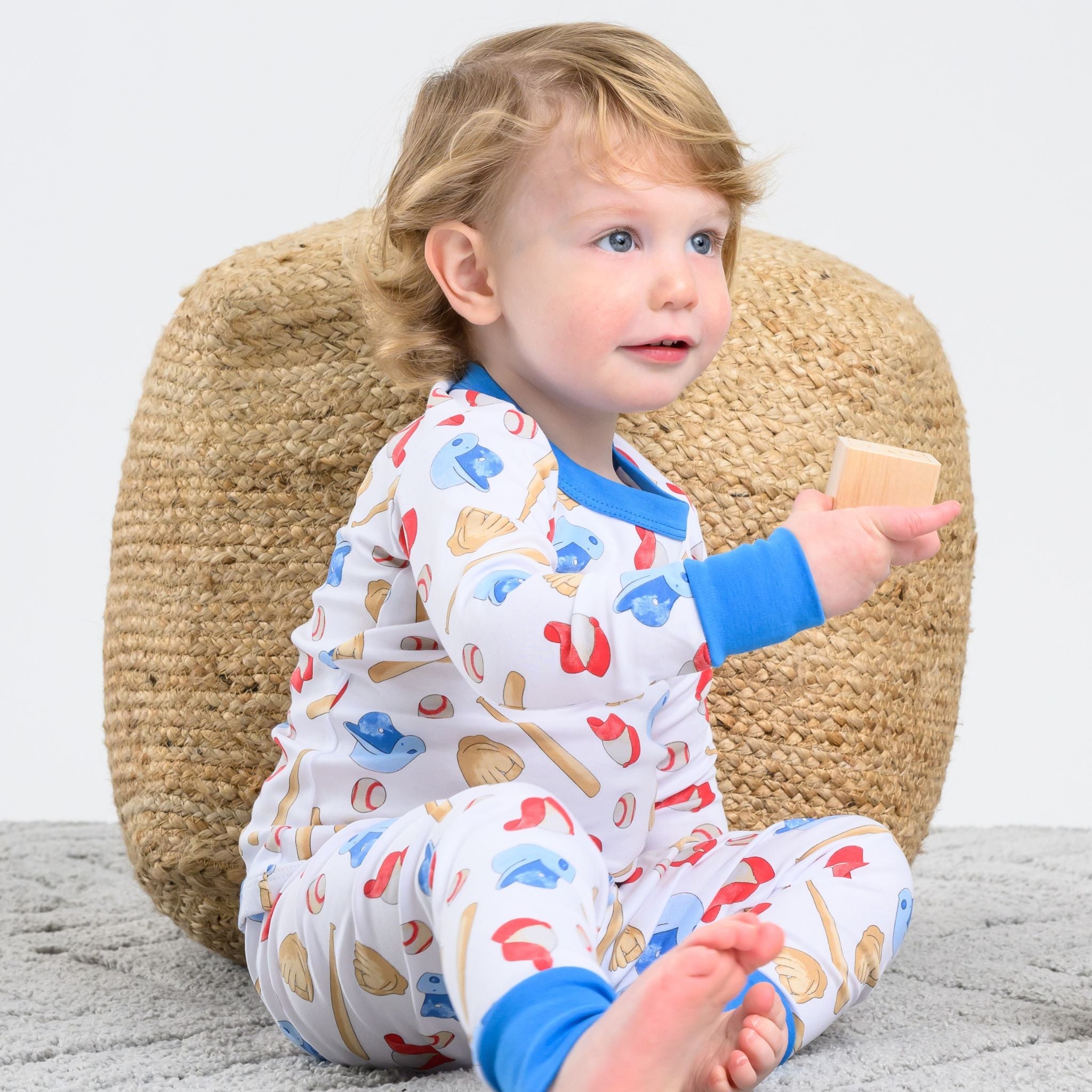 Field of Dreams Long Pajamas - Magnolia BabyLong Pajamas