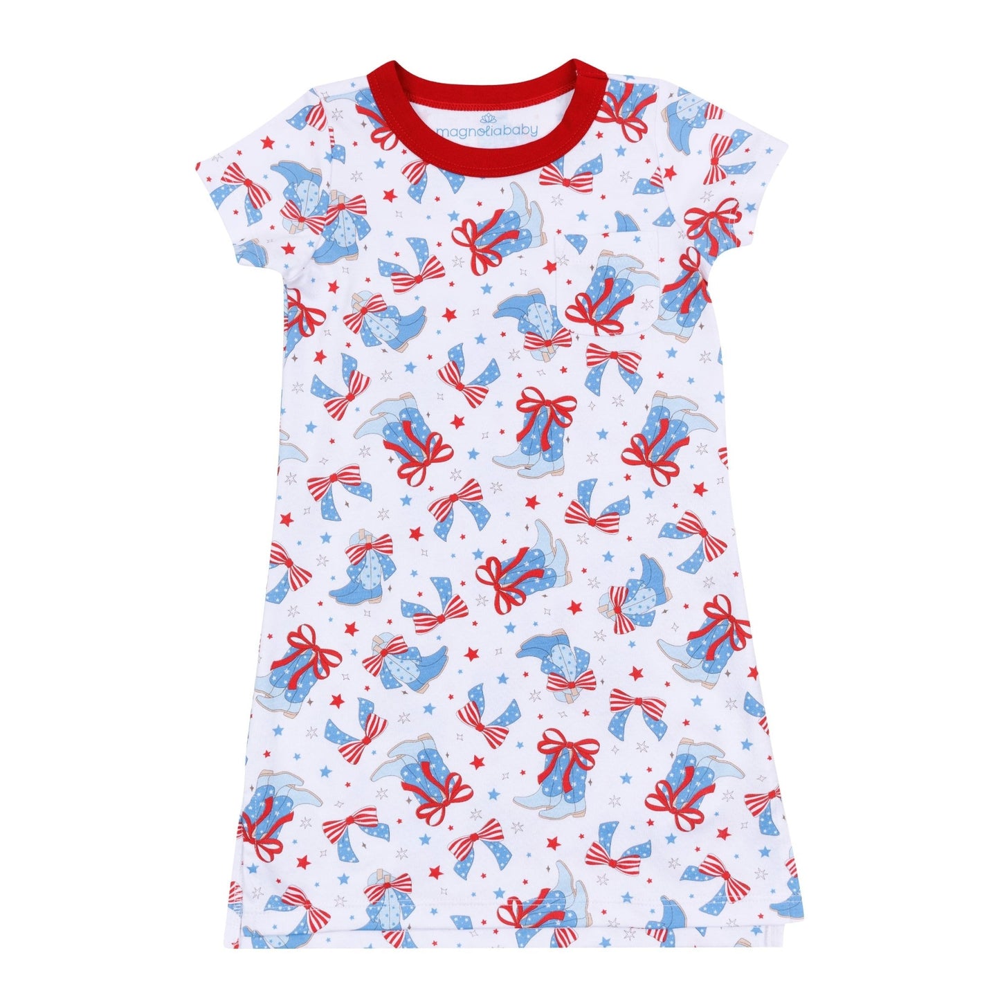 Firecracker Cutie Short Sleeve Nightdress - Magnolia BabyNightdress
