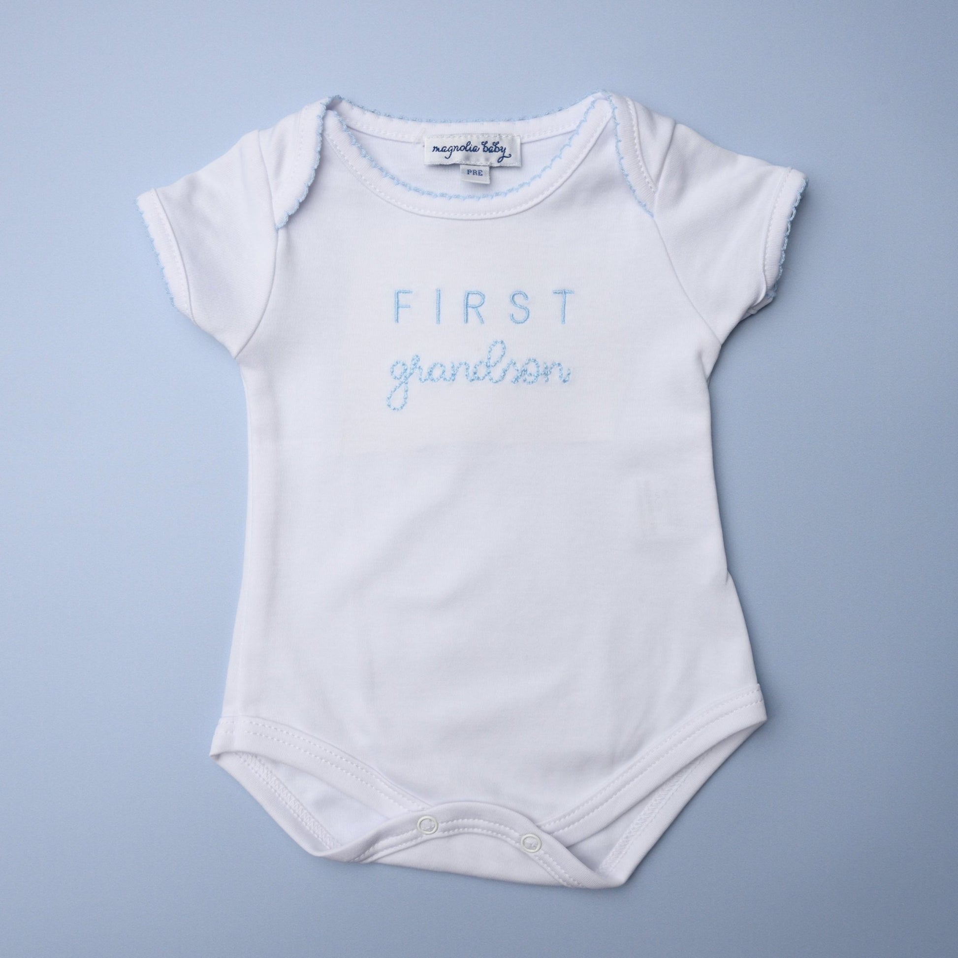 First Grandson Bodysuit - Magnolia BabyBodysuit