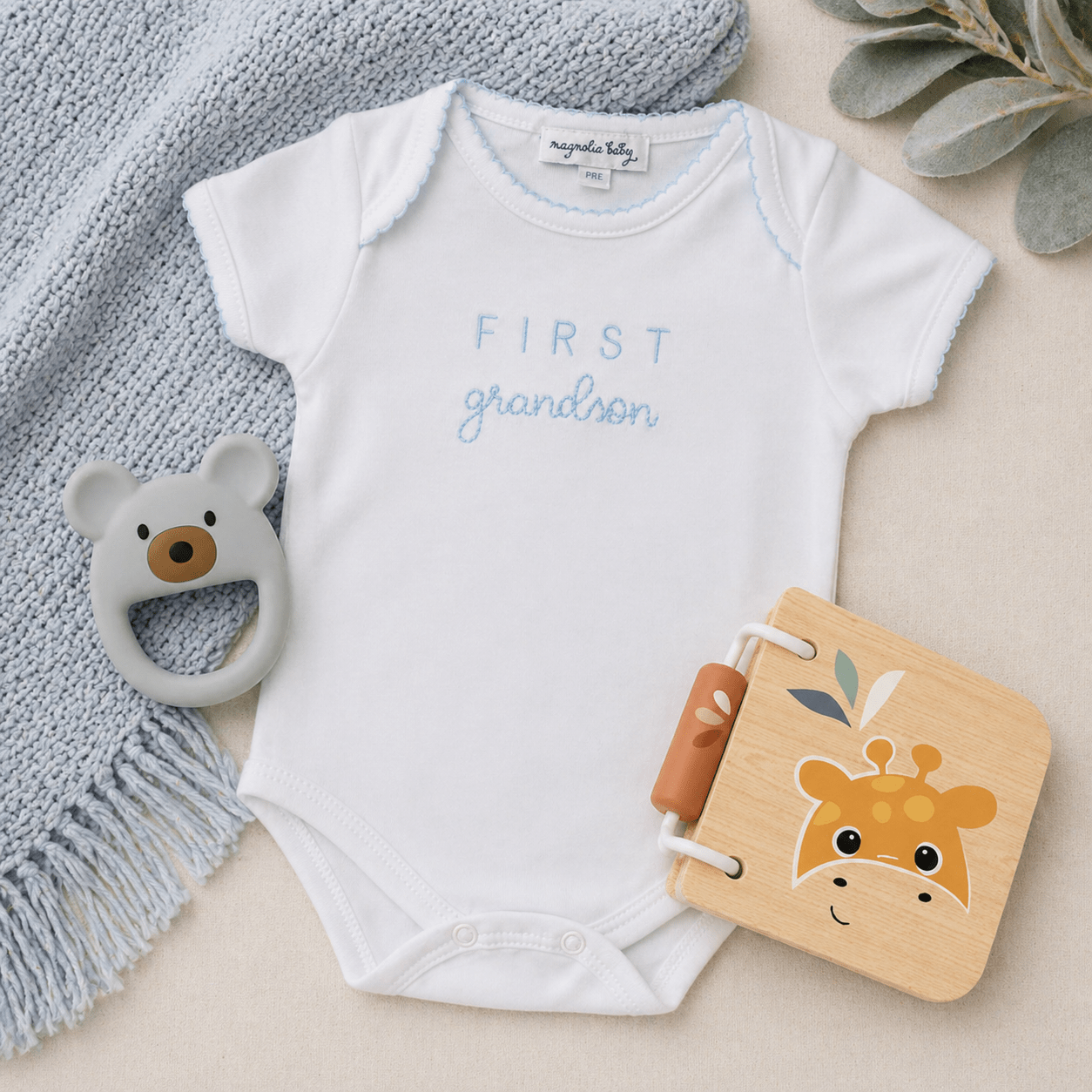 First Grandson Gift Set - Magnolia BabyBaby Gift Set