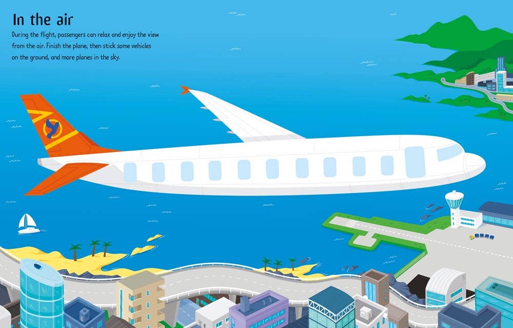 First Sticker Book - Airport - Magnolia Baby