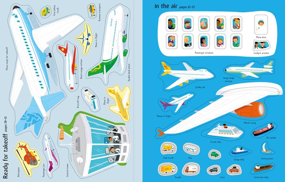 First Sticker Book - Airport - Magnolia Baby