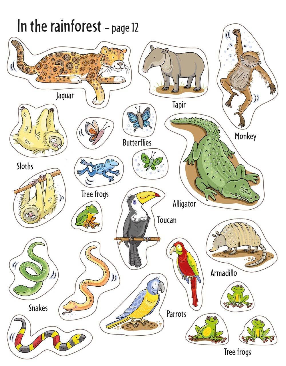 First Sticker Book - Animals - Magnolia BabyStickers
