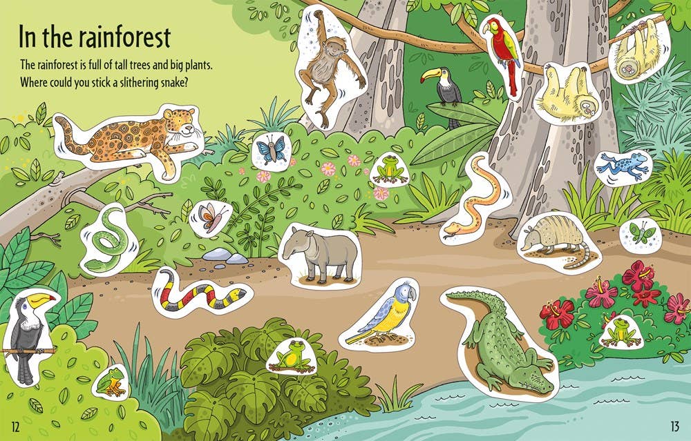 First Sticker Book - Animals - Magnolia BabyStickers