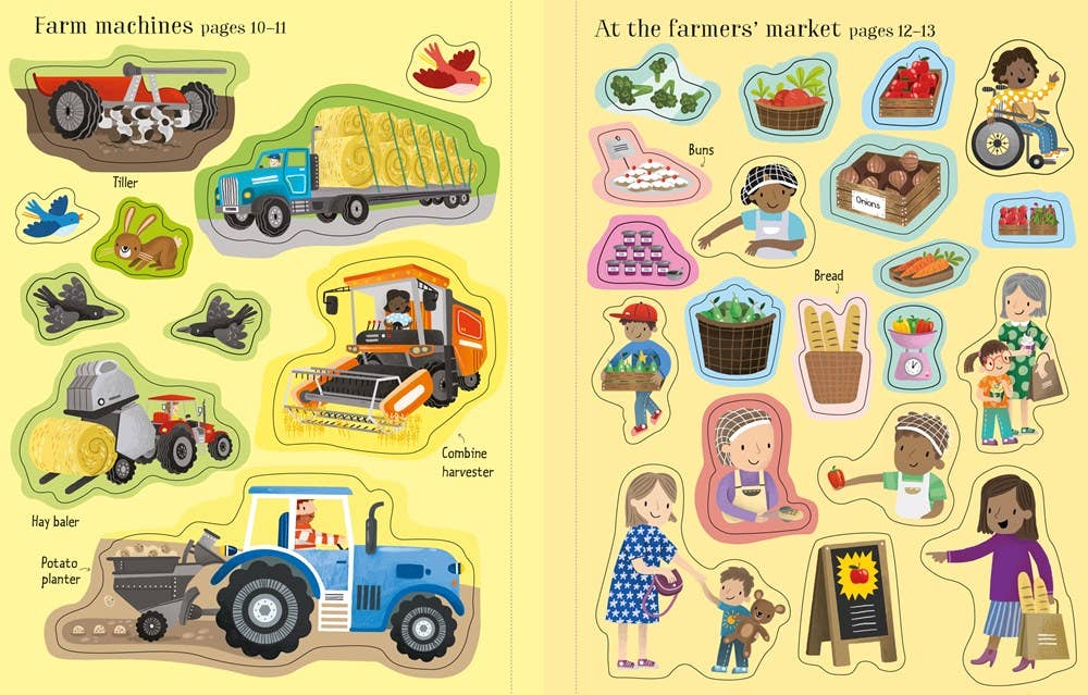 First Sticker Book Farm : Usborne - Magnolia BabyStickers