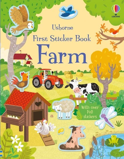 First Sticker Book Farm : Usborne - Magnolia BabyStickers