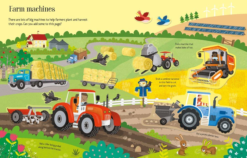First Sticker Book Farm : Usborne - Magnolia BabyStickers