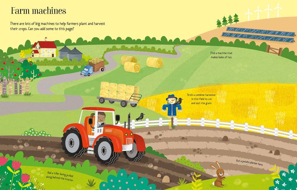 First Sticker Book Farm : Usborne - Magnolia BabyStickers