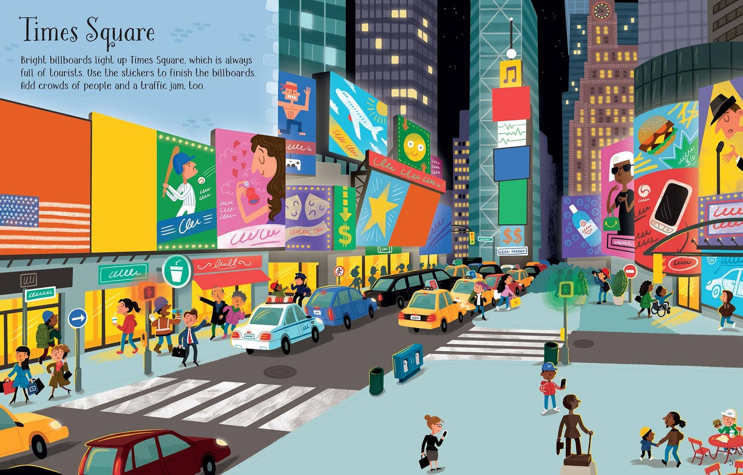 First Sticker Book New York : Usborne - Magnolia BabyStickers