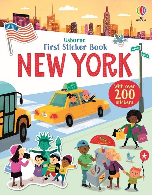 First Sticker Book New York : Usborne - Magnolia BabyStickers