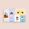 First Words with Cute Embroidered Friends - Magnolia BabyBook