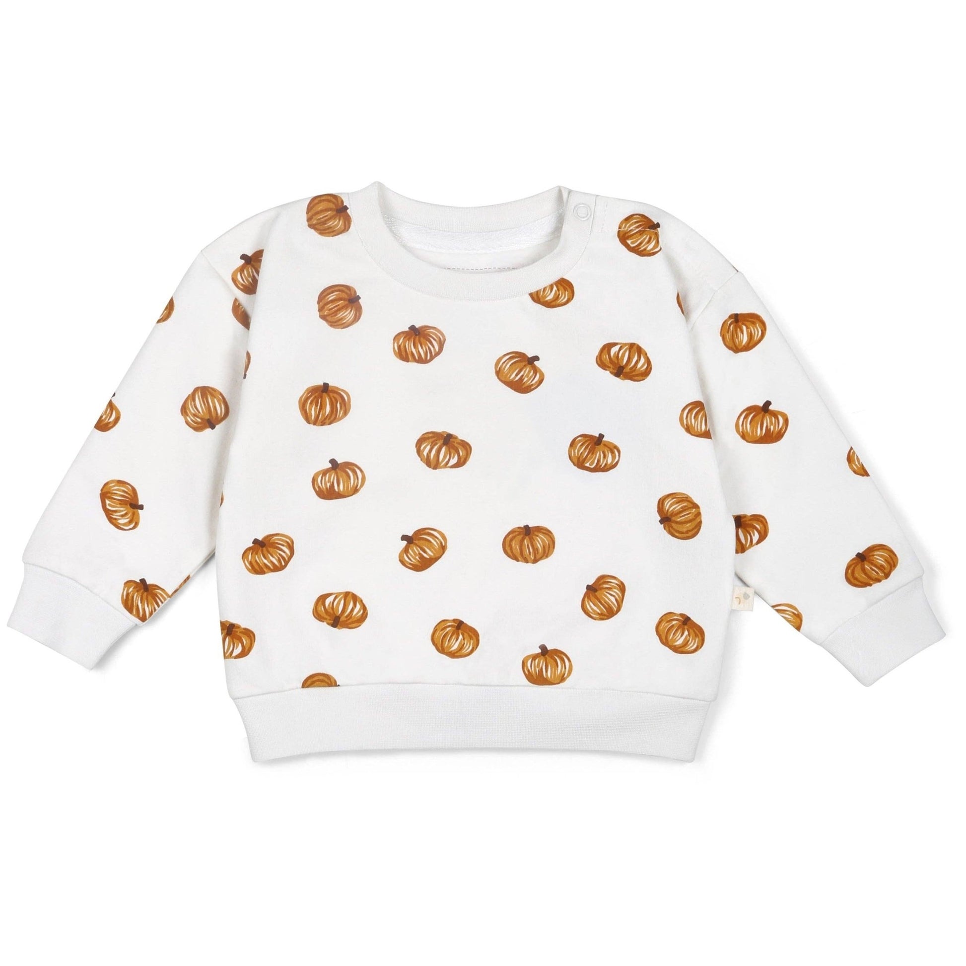Fleece Sweatshirt - Pumpkin - Magnolia BabyTop