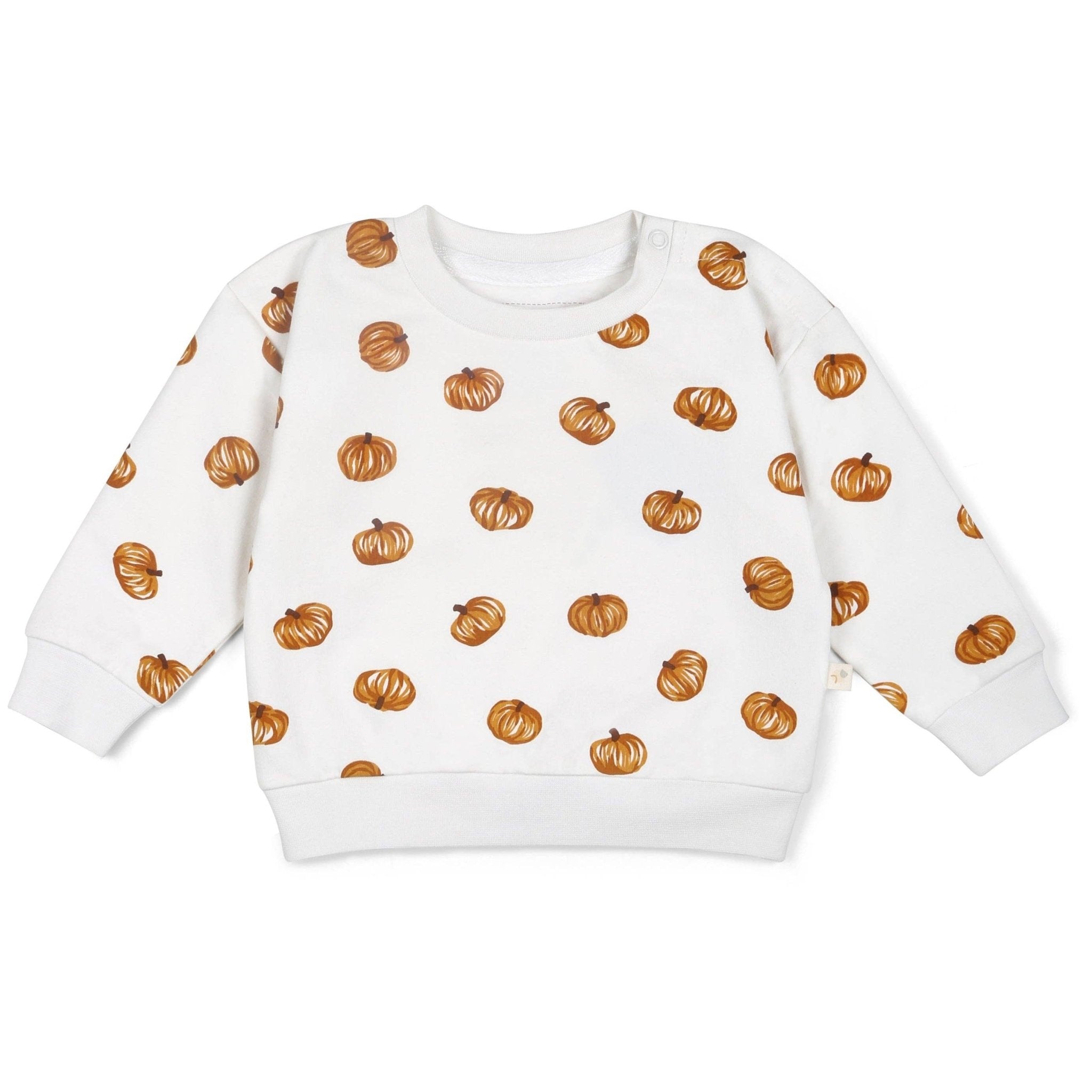 Fleece Sweatshirt - Pumpkin - Magnolia BabyTop
