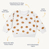 Fleece Sweatshirt - Pumpkin - Magnolia BabyTop