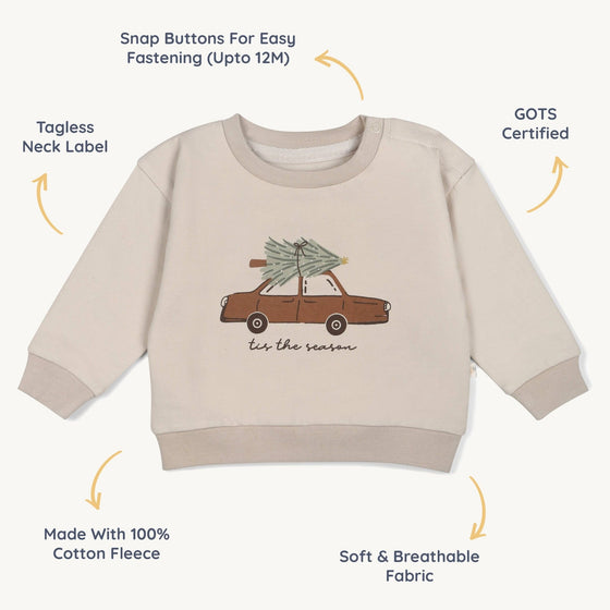 Fleece Sweatshirt - 'Tis The Season - Magnolia BabyTop