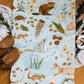 1canoe2 | One Canoe Two Paper Co._Flora & Fauna Baby Swaddle_4