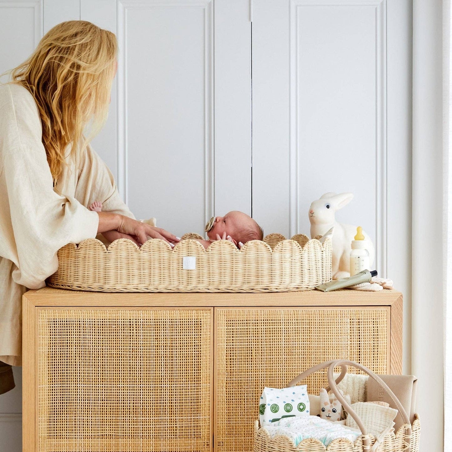 Florence Baby Changing Basket Set - Magnolia BabyBaby Changing Basket