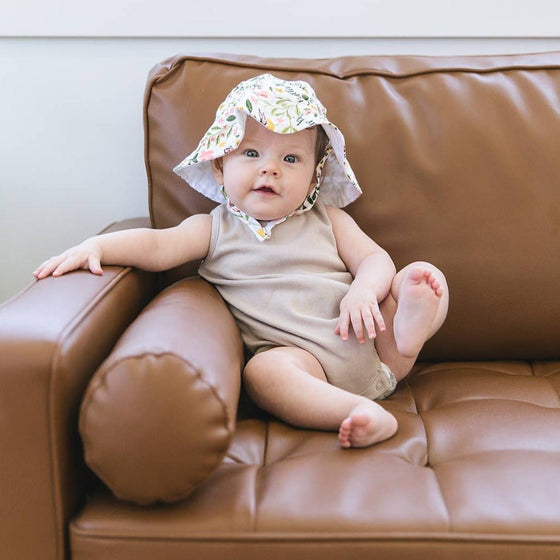 Flutterby Muslin Sunhat - Magnolia BabySunhat