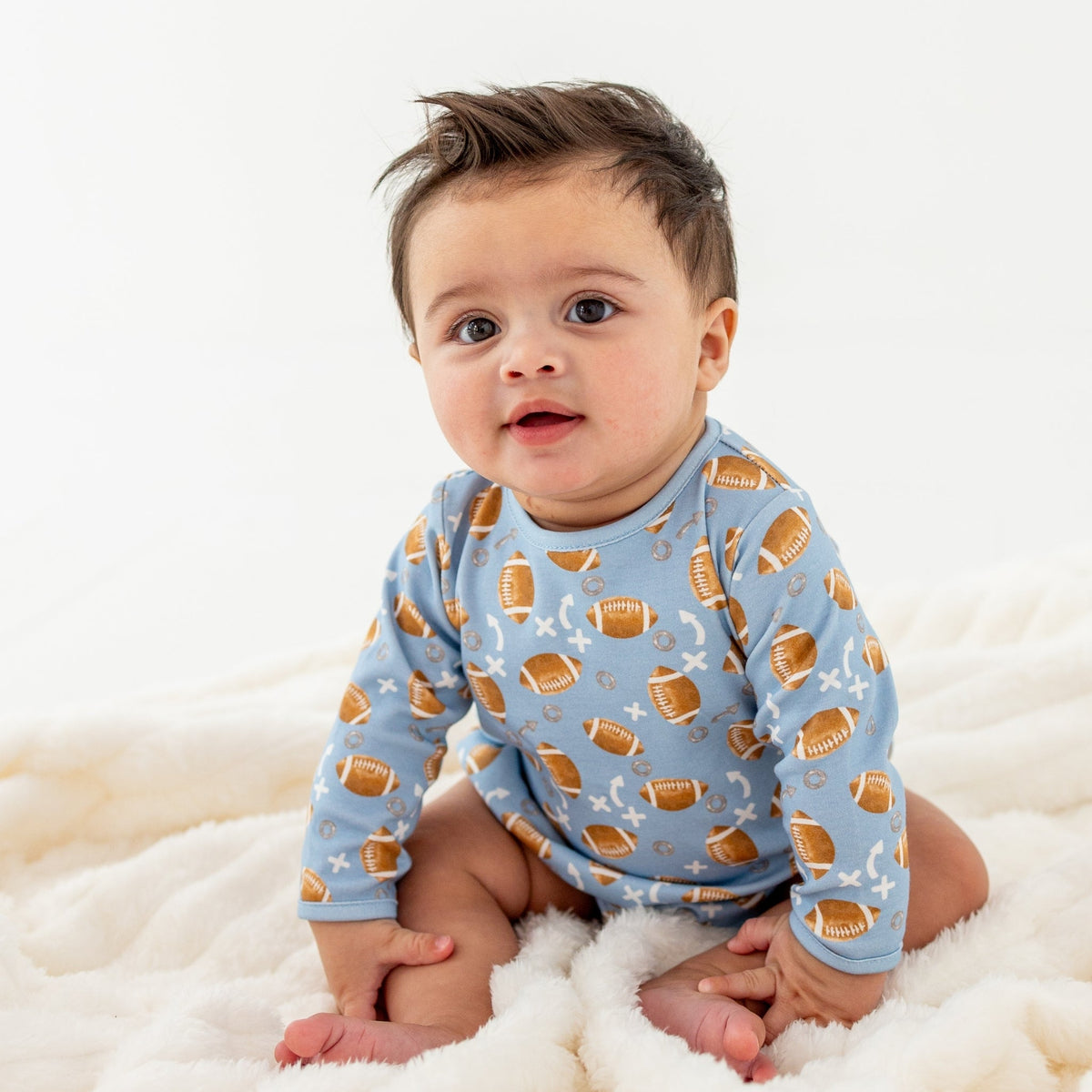 Luna and Arlo_Football Days Long Sleeve Bubble - Sky_6