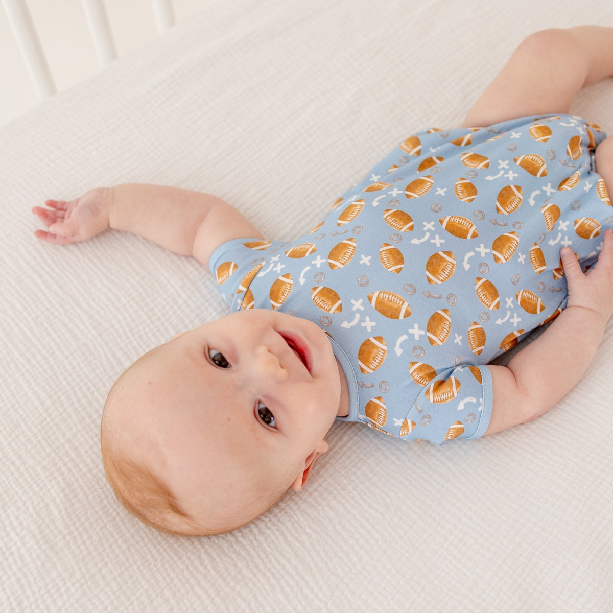 Luna and Arlo_Football Days Short Sleeve Bubble - Sky_7