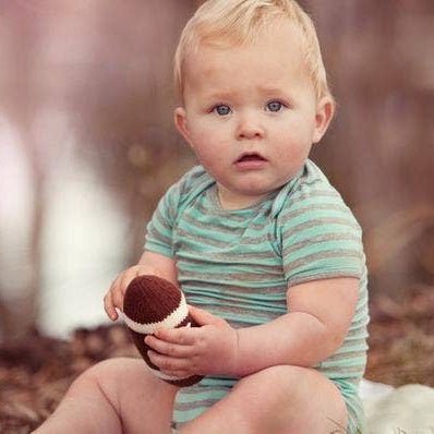 Football Rattle - Magnolia BabyRattle
