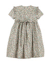 Forest Green Floral Smocked Dress - Magnolia BabyDress