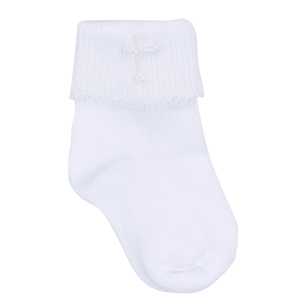Magnolia Baby_Forever Blessed Hand-Embroidered Socks - White_1