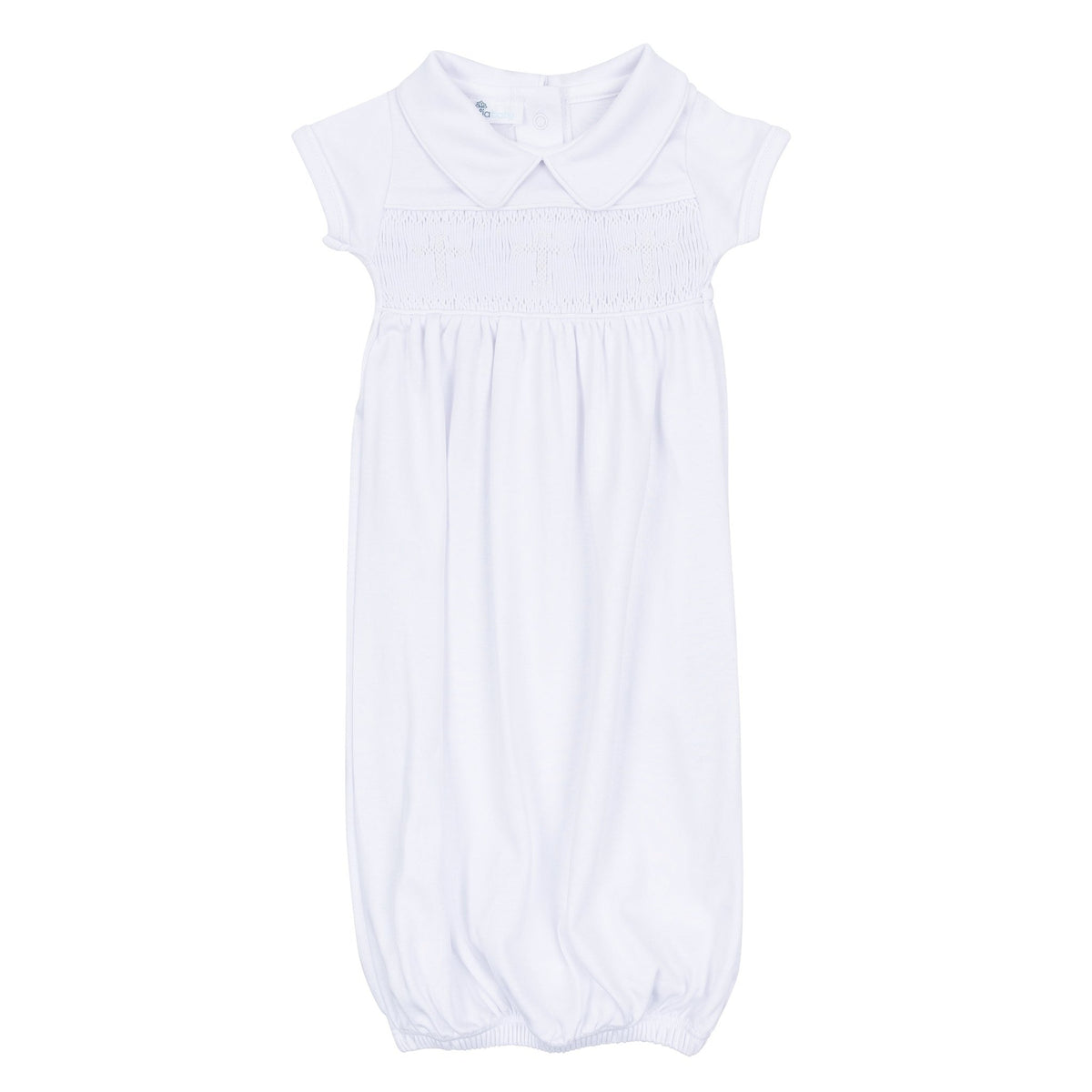Magnolia Baby_Forever Blessed Smocked Boy Gown - White_2