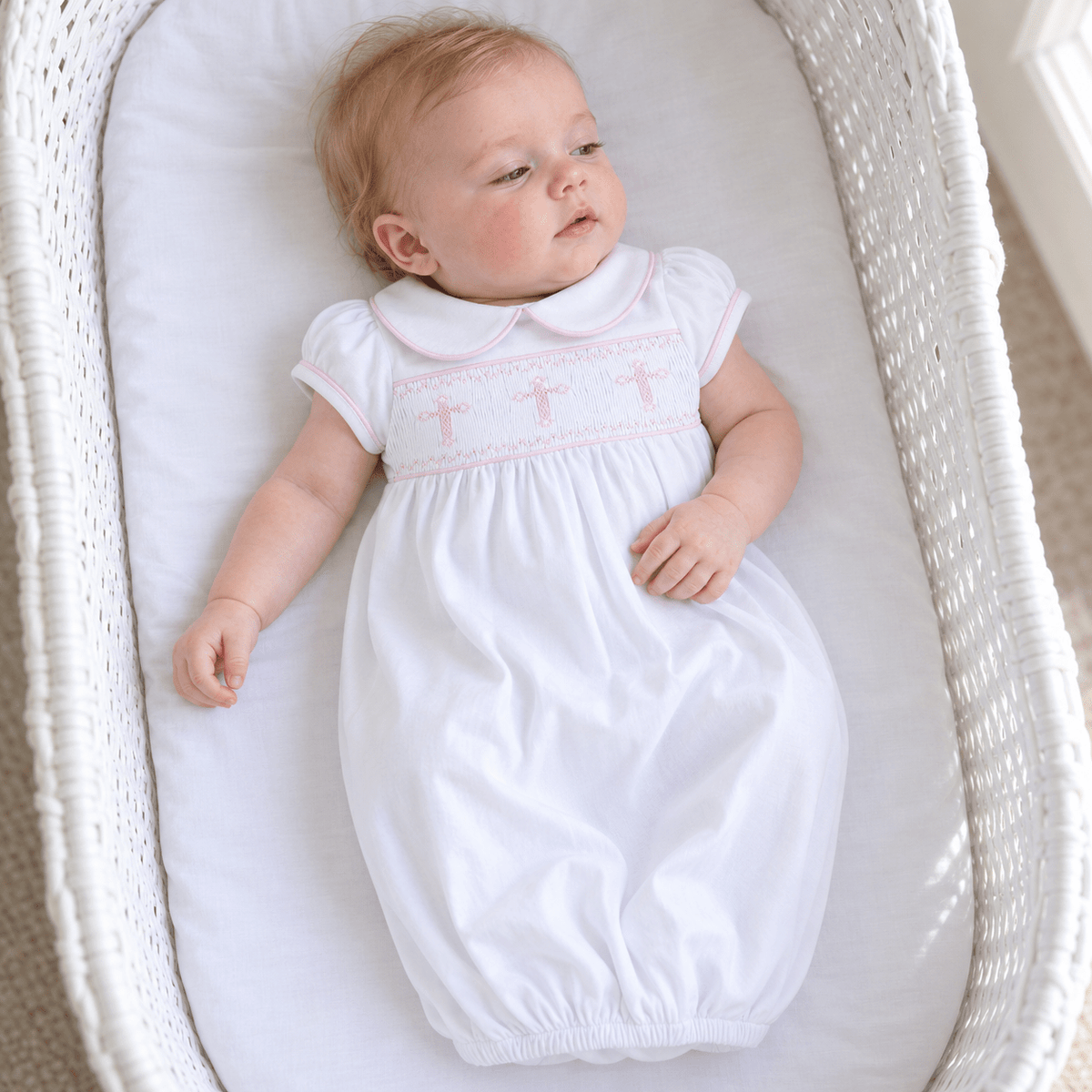 Magnolia Baby_Forever Blessed Smocked Girl Gown_1