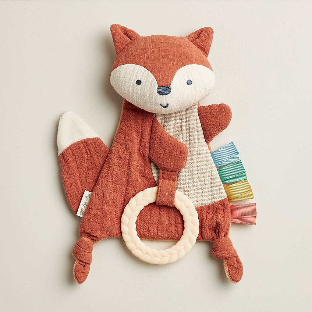 Itzy Ritzy_Fox Bitzy Crinkle™ Sensory Toy with Teether_6