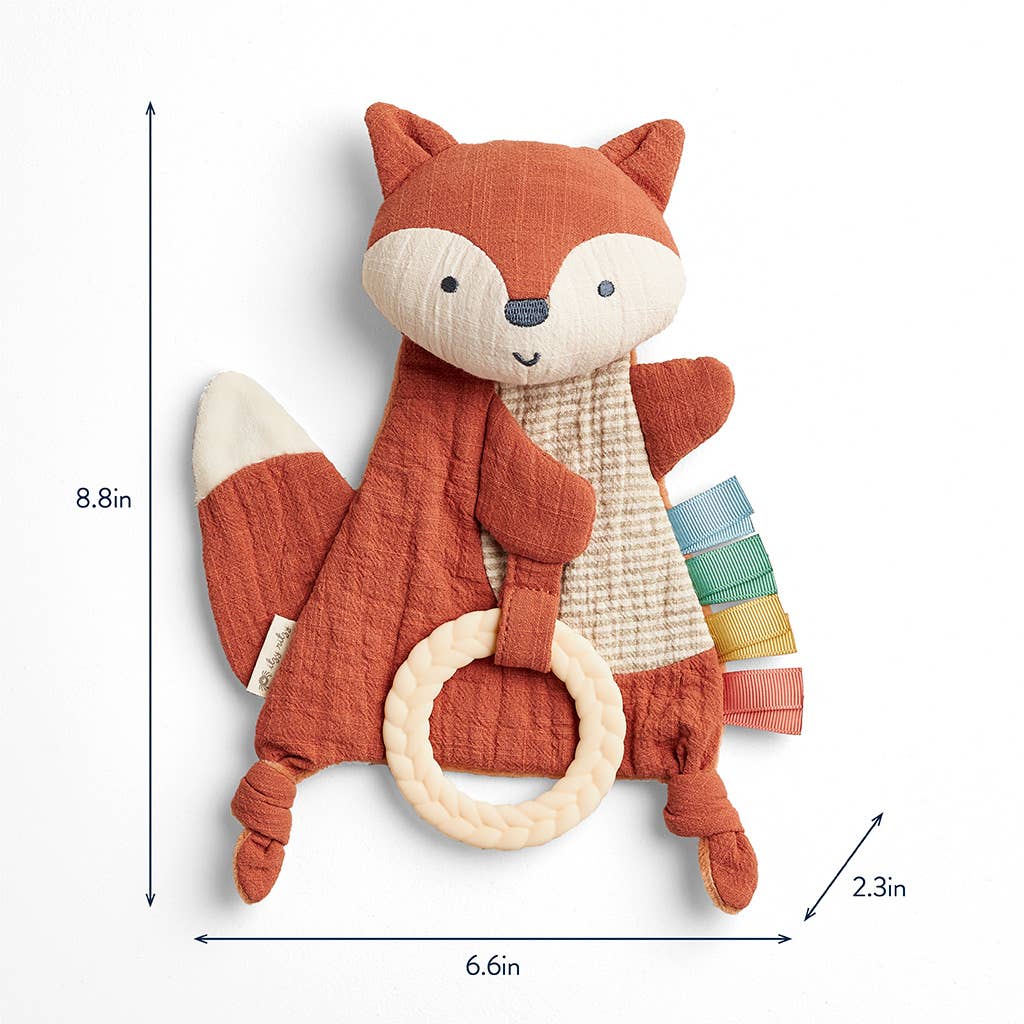 Itzy Ritzy_Fox Bitzy Crinkle™ Sensory Toy with Teether_3