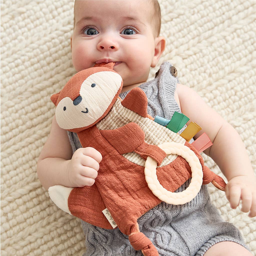 Itzy Ritzy_Fox Bitzy Crinkle™ Sensory Toy with Teether_8