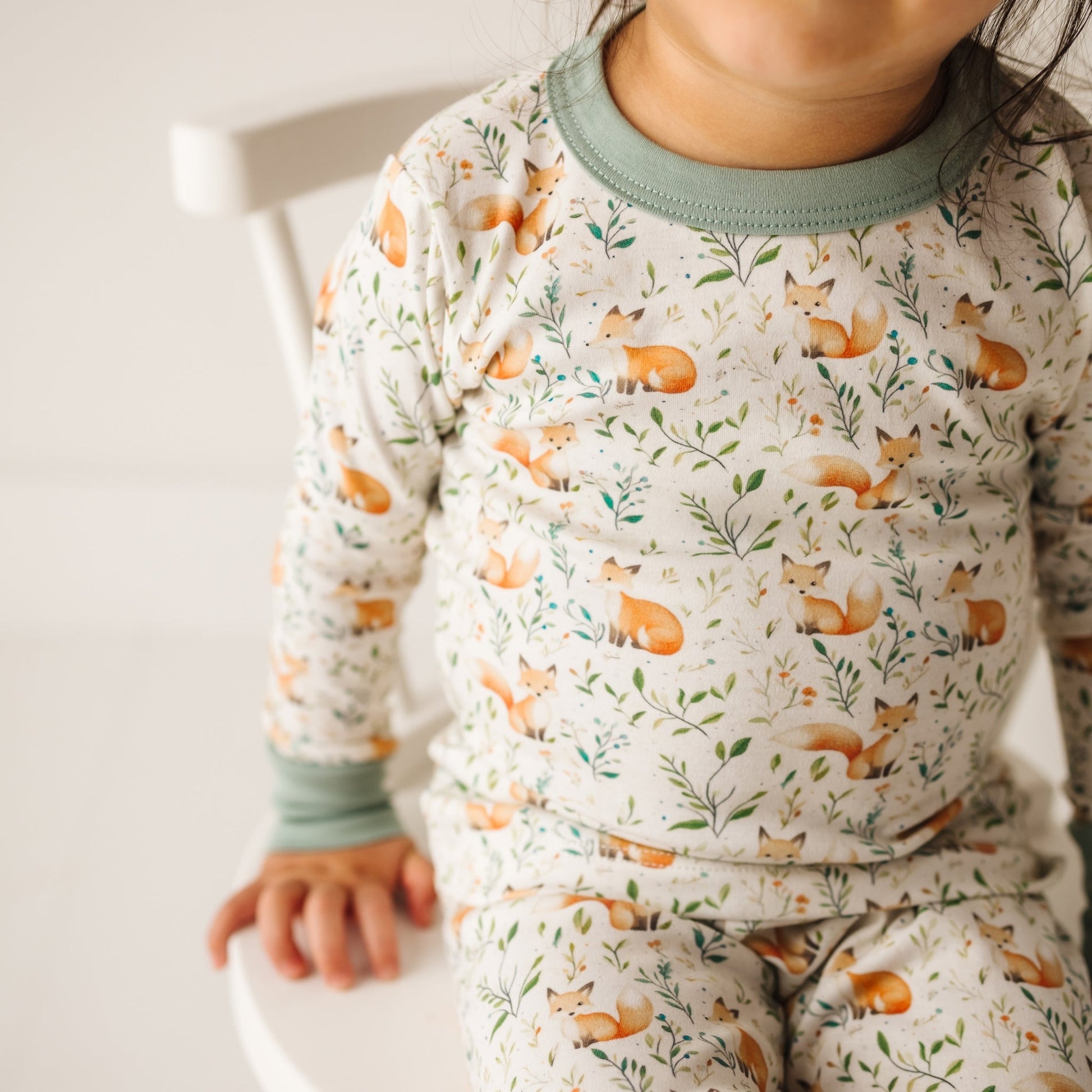 Luna and Arlo_Fox Tales Long Pajamas_5