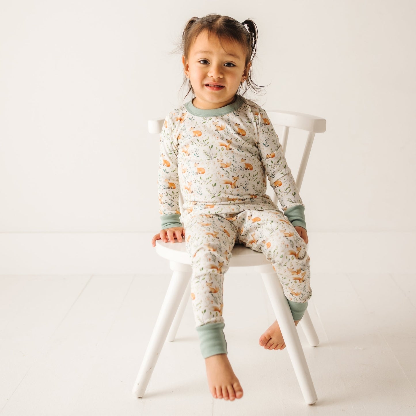 Luna and Arlo_Fox Tales Long Pajamas_9