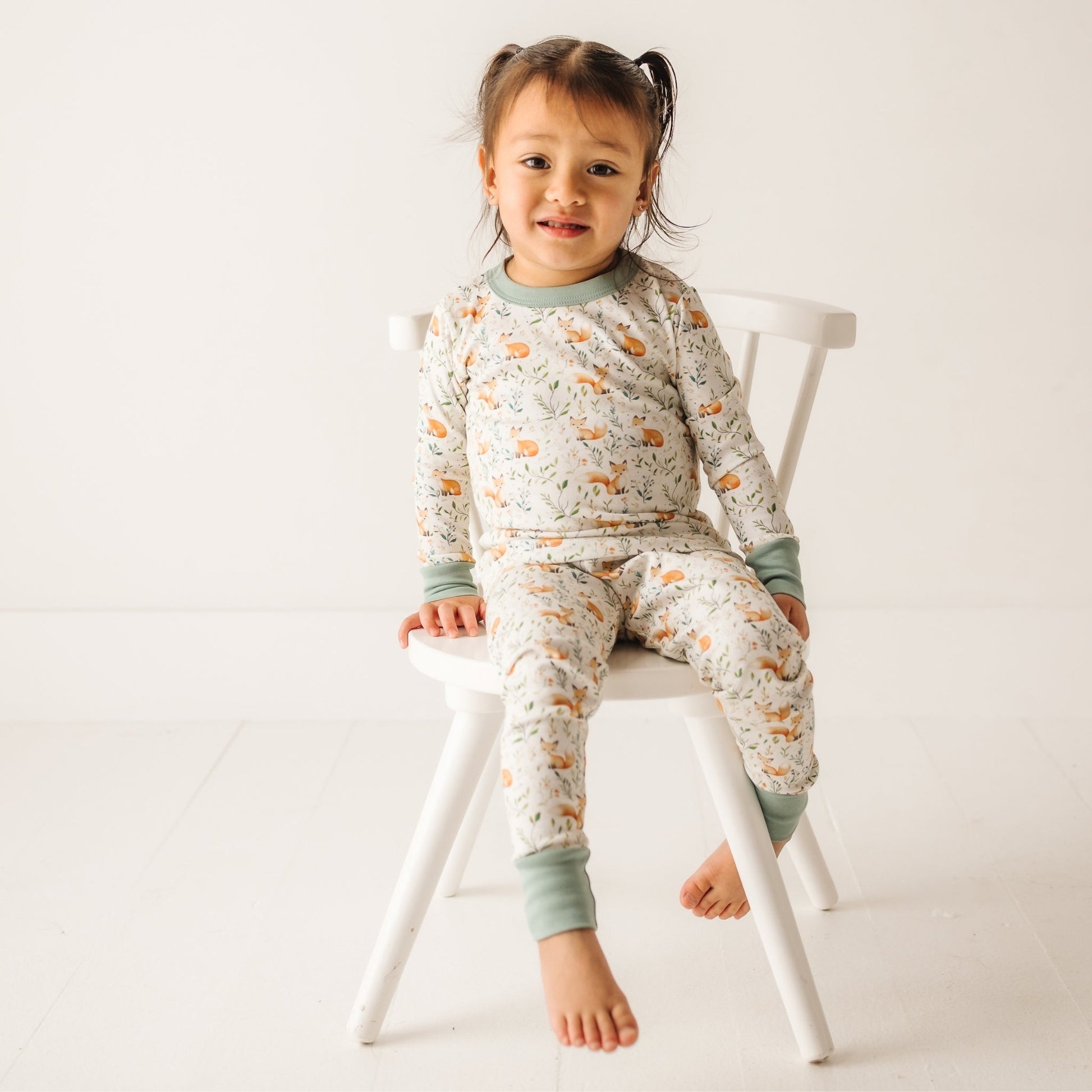 Luna and Arlo_Fox Tales Long Pajamas_9