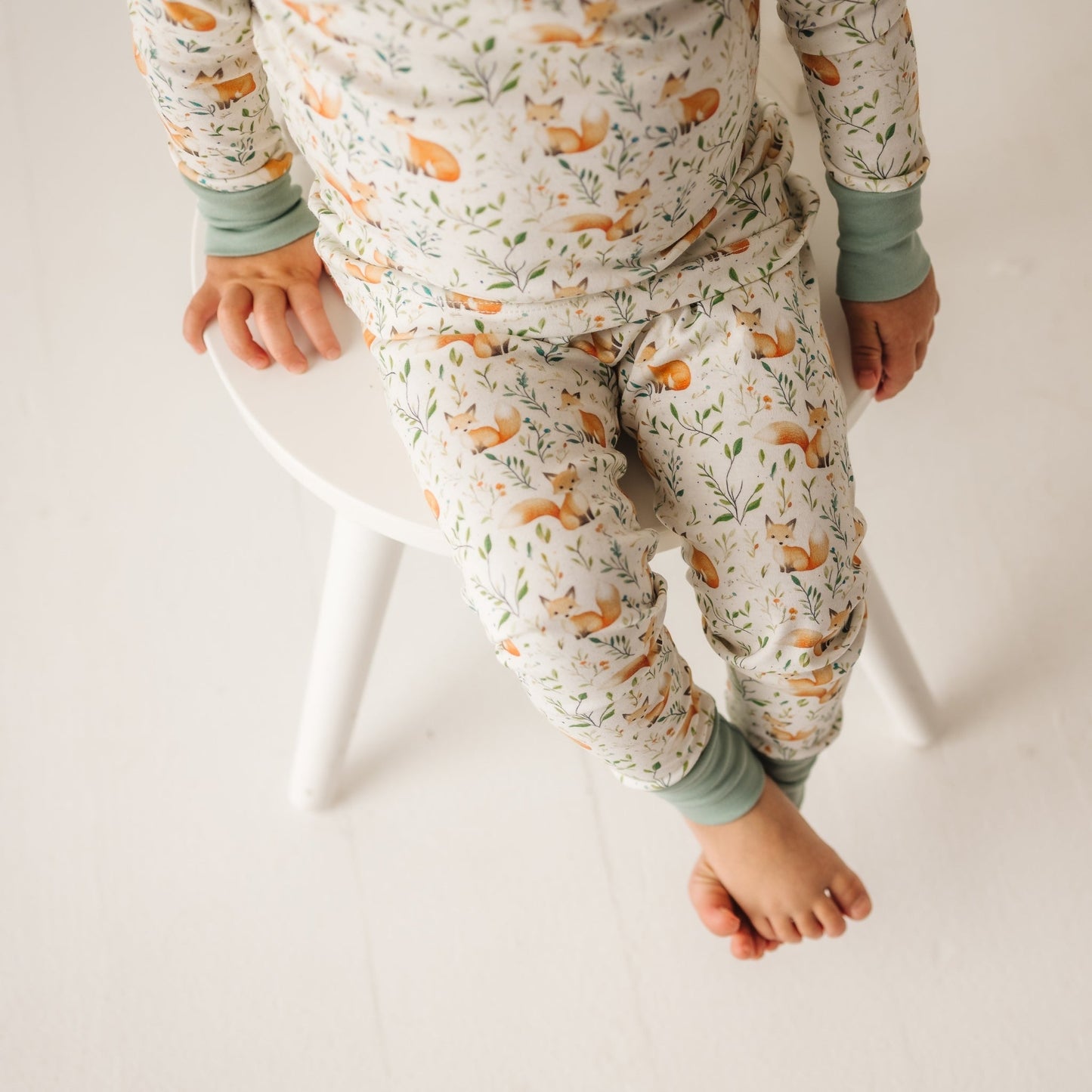 Luna and Arlo_Fox Tales Long Pajamas_6