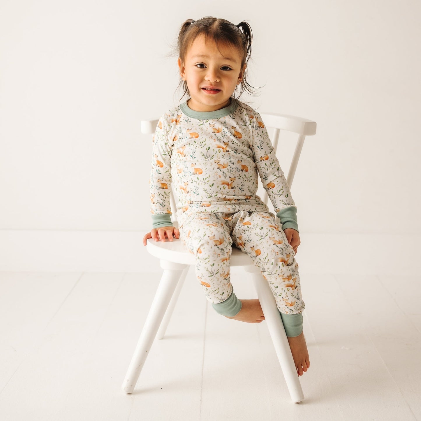 Luna and Arlo_Fox Tales Long Pajamas_7