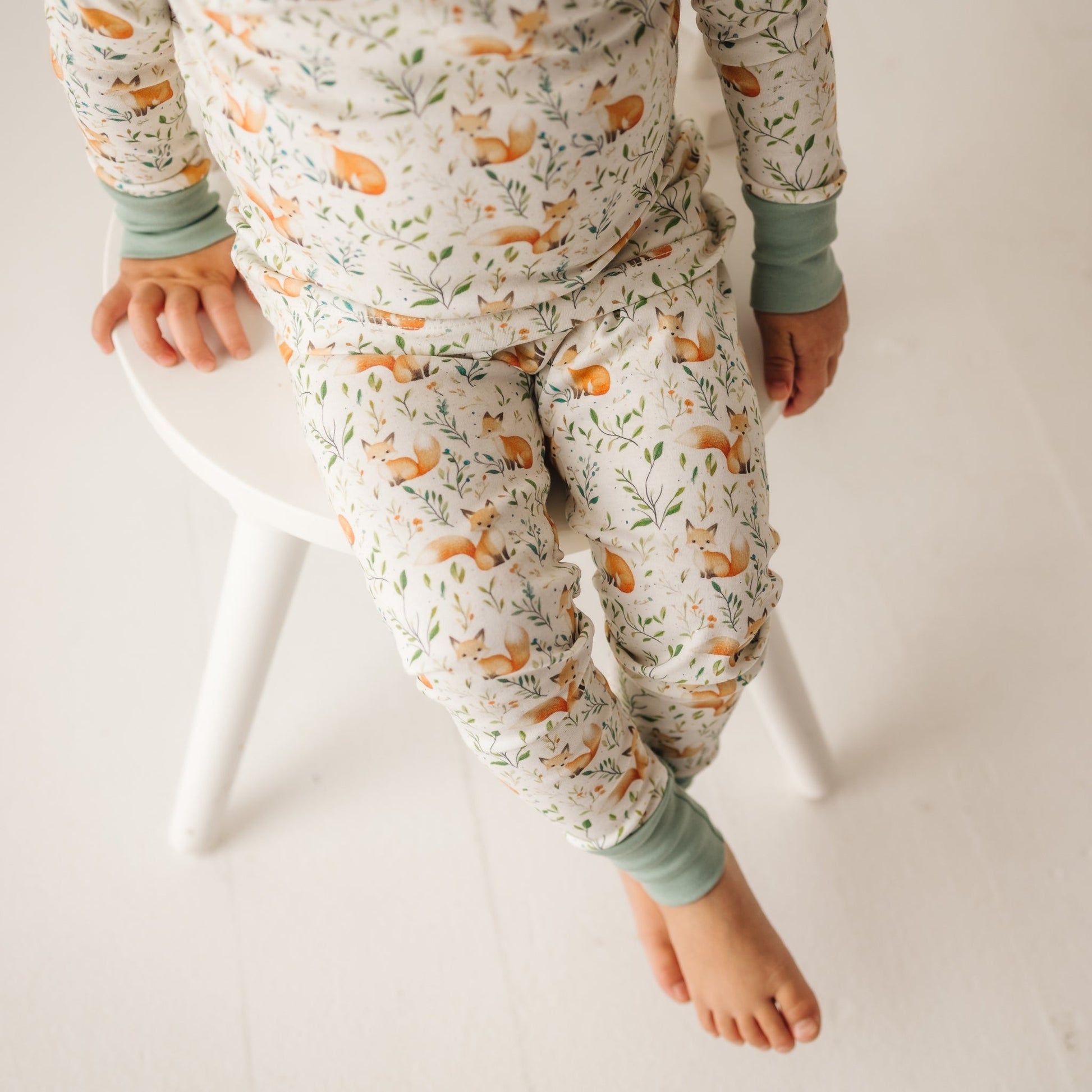 Luna and Arlo_Fox Tales Long Pajamas_8