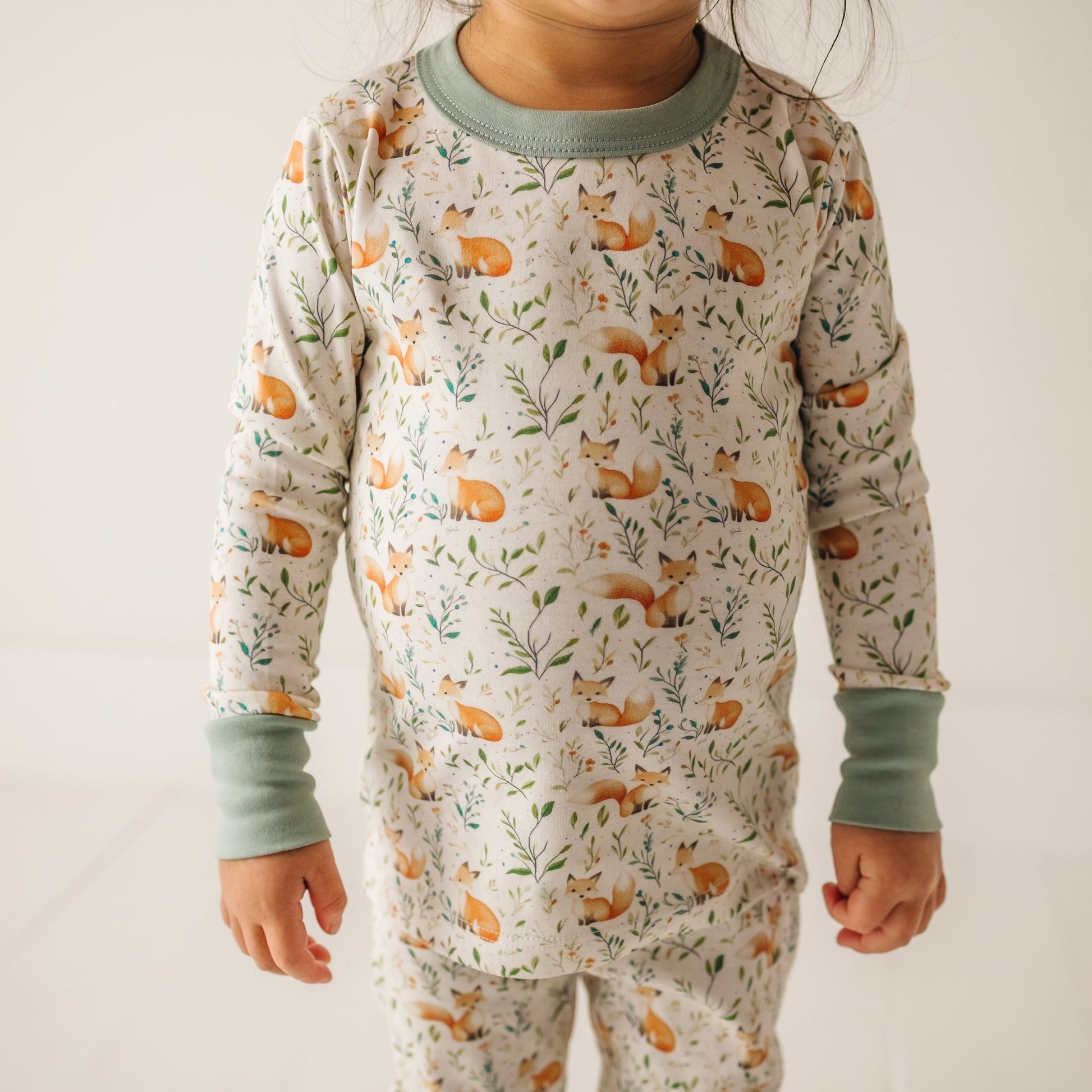 Luna and Arlo_Fox Tales Long Pajamas_2